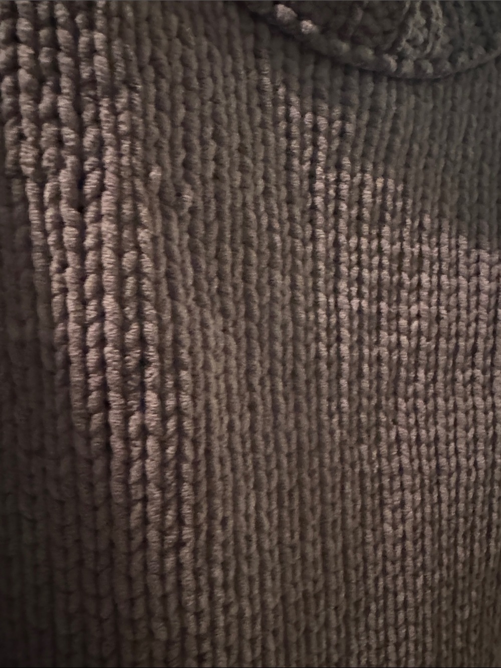 aerie Chunky Ribbed Crew Sweater cinder brown - Picture 4 of 11